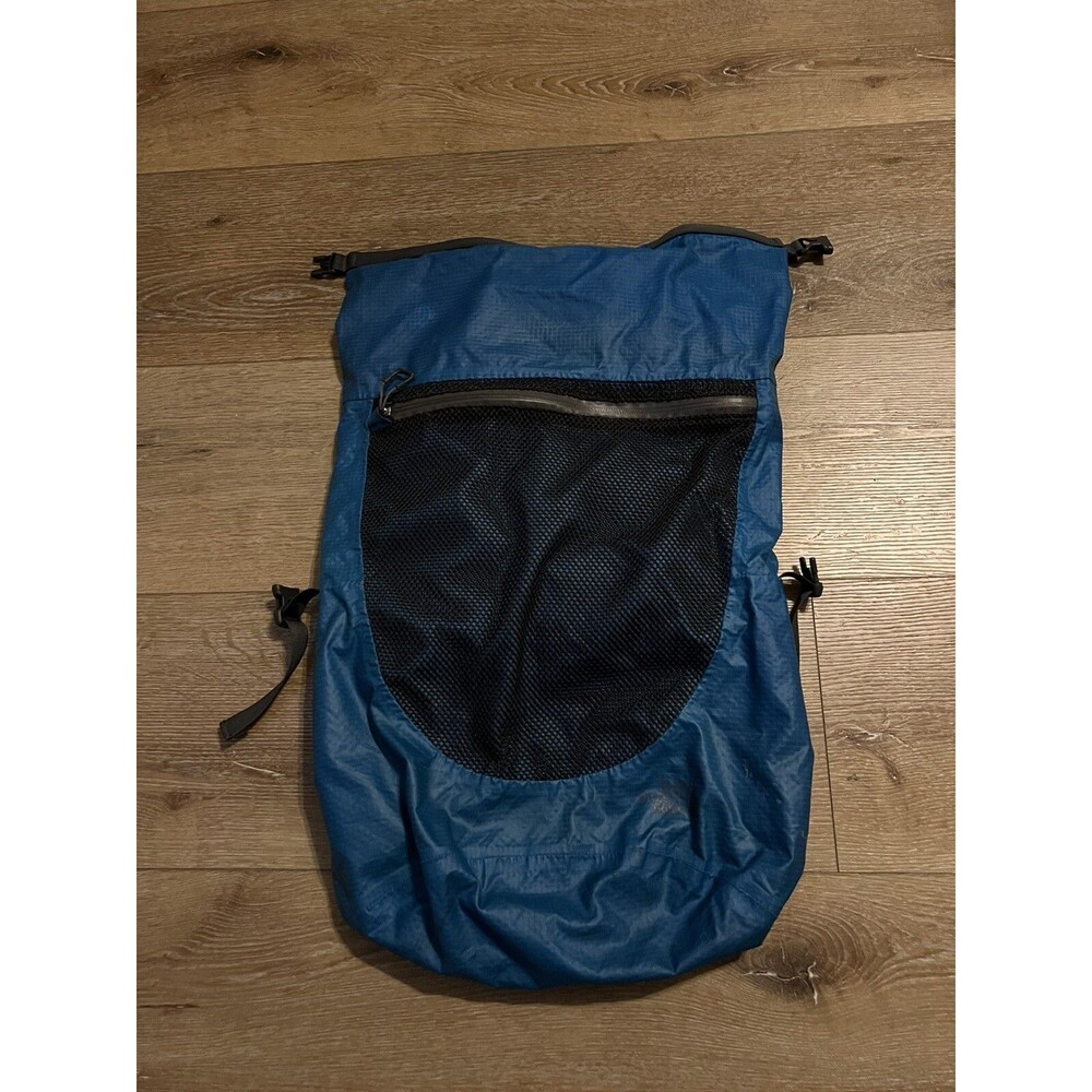 The North Face Mens Blue Nylon Outdoor Hiking Backpack